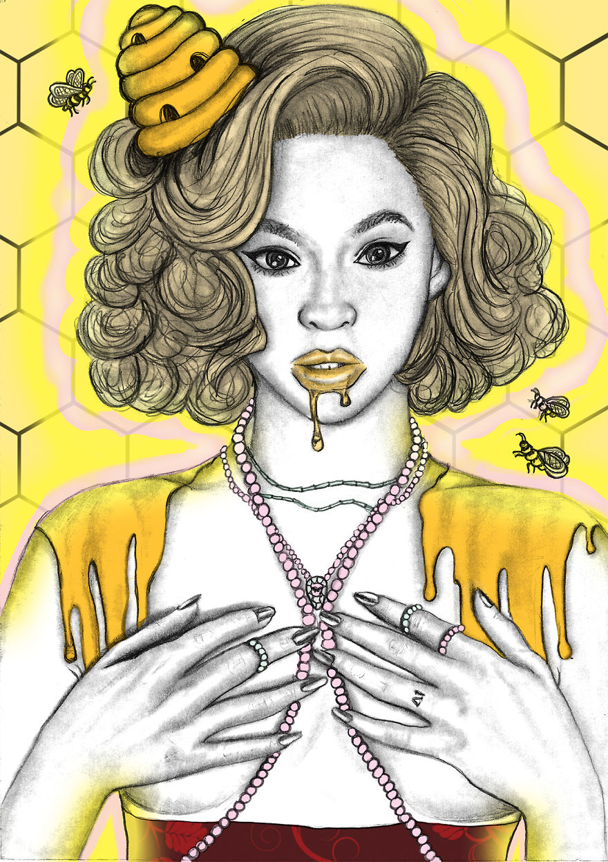 My Portrait Illustrations Are Inspired By My Favorite People And Music My Portrait Illustrations Are Inspired By My Favorite People And Music