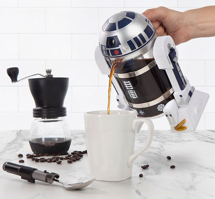 R2-D2 Coffee Press Will Give You The Force To Wake Up