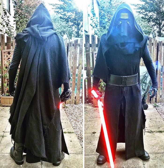 My Husband Is Working On A Kylo Ren Costume