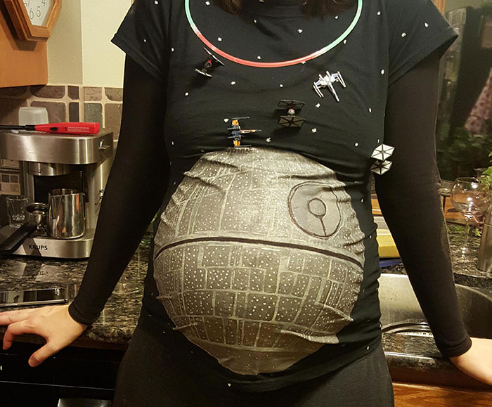My Pregnant Friend Won For Best Costume