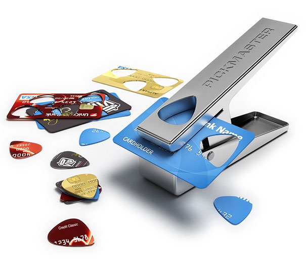 You Can Turn Your Expired Credit Cards Into Guitar Picks