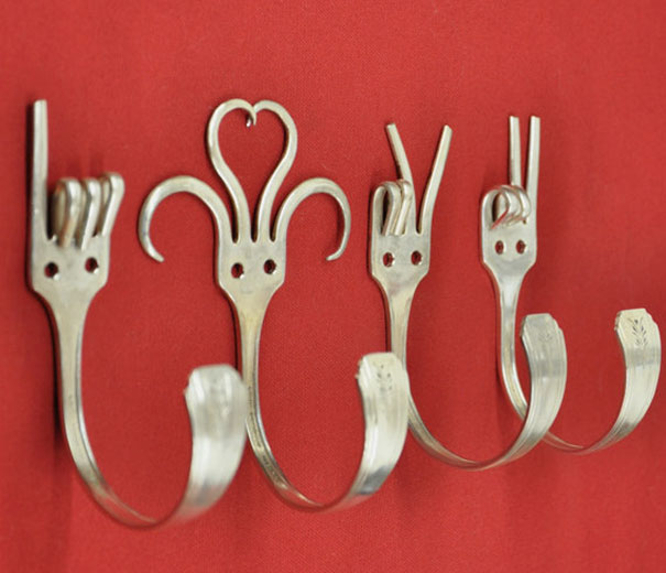 You Can Turn Forks Into Coat Hooks