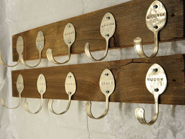 You Can Turn Spoons Into A Coat Rack