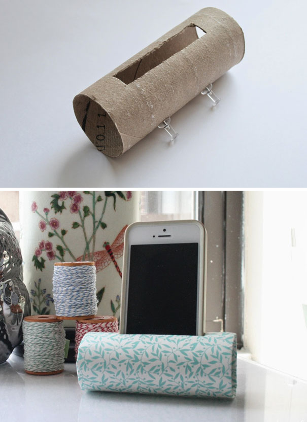 Use A Toilet Paper Roll To Make A Quick, Easy And Almost Free Iphone Speaker