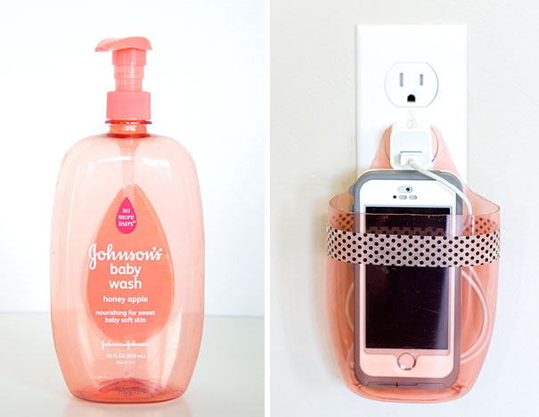 You Can Use A Plastic Bottle To Make A Charging Cell Phone Holder