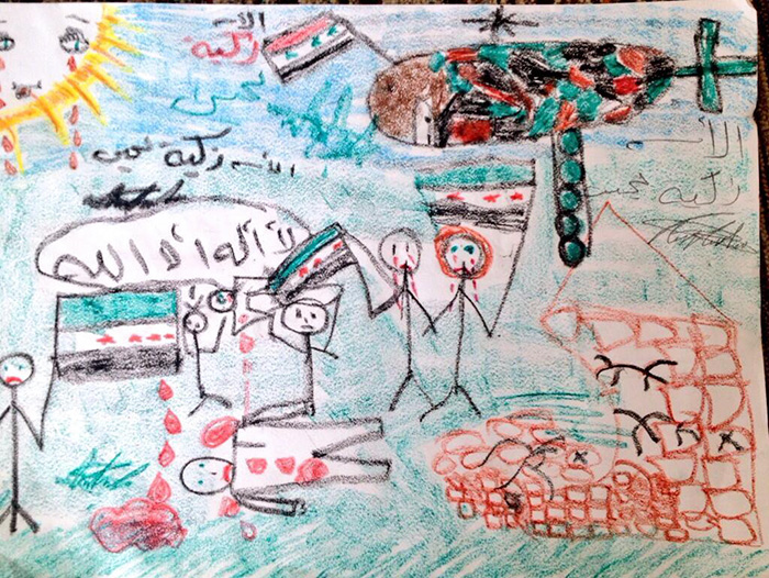 A 10-Year-Old Girl Drew Us What She Saw In Her Village