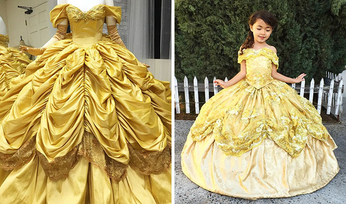 This Dad Makes Disney-Inspired Dresses For His Kids And They Look Too Good To Be Real