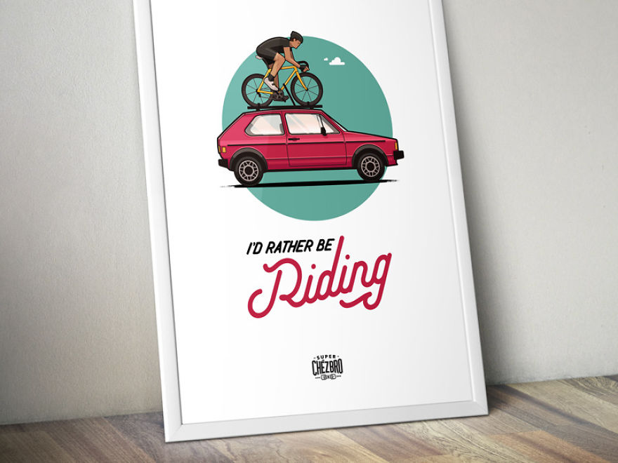 I Quit My Job To Create Art For Cyclists