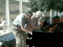 Doing An Impromptu Performance: An Elderly Couple Walked Into The Lobby Of The Mayo Clinic. They Had Spotted A Piano In The Lobby And Thought, Why Not! They've Been Married For 62 Years