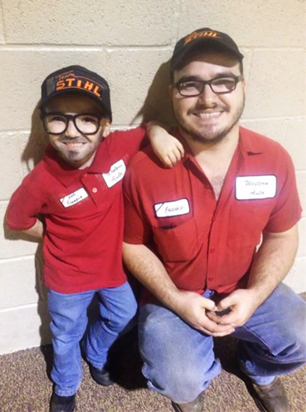 Daughter Becomes Dad As Costume
