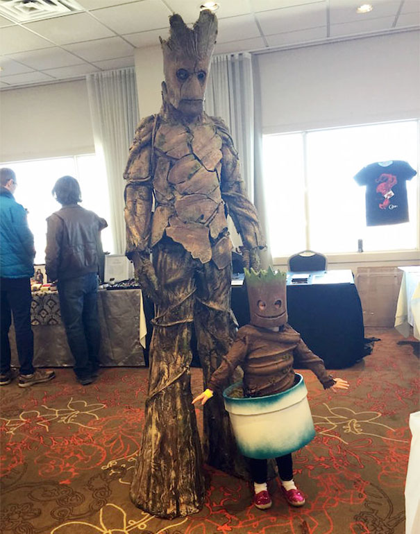 Groot And Baby Groot Costume