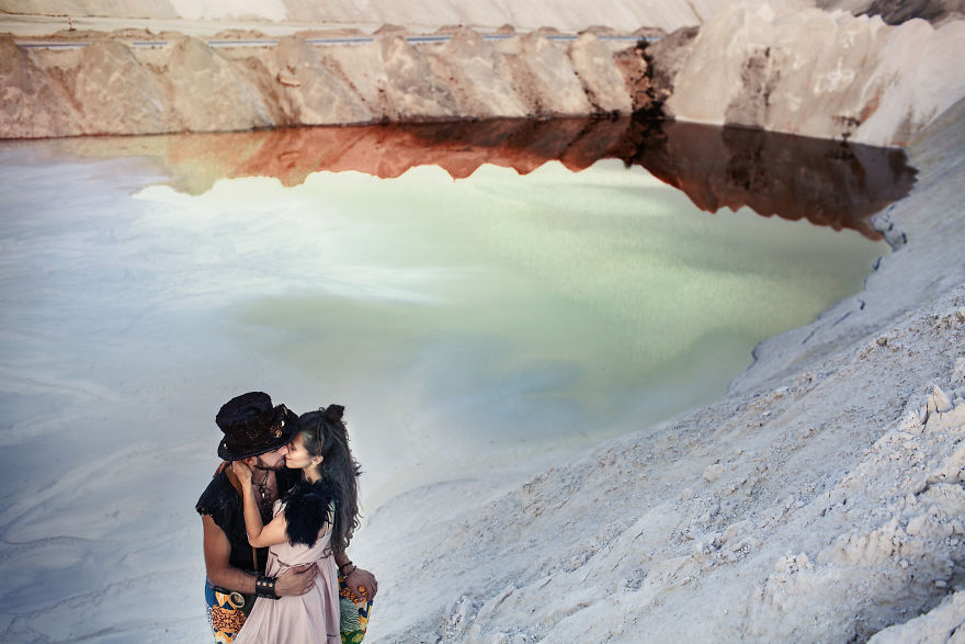 We Captured An Engagement Photo-Shoot In A Chemical Waste Dump