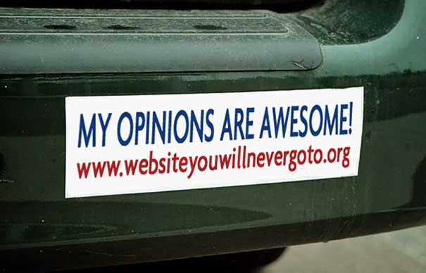 What All Bumper Stickers Are Basically Saying