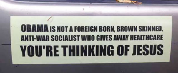 One Bumper Sticker I Actually Agree With