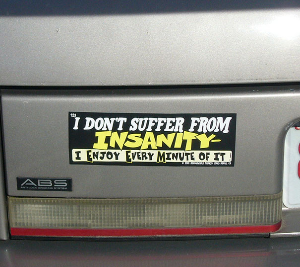 This Bumper Sticker Made Me Smile