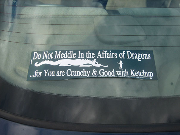 Do Not Meddle In The Affairs Of Dragons