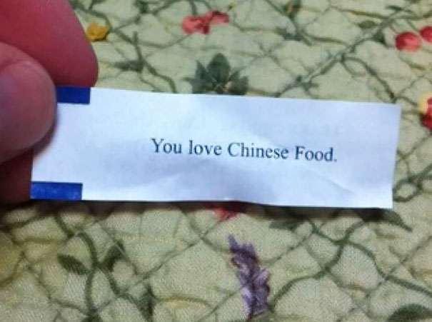 My Fortune Cookie Being A Smart Ass Today