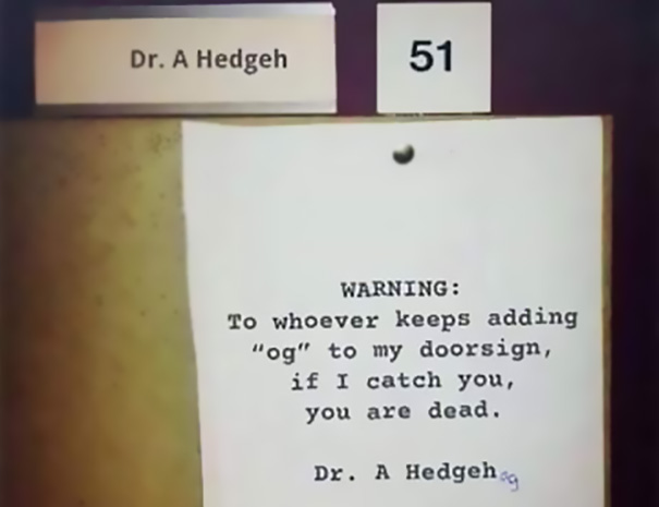 Catch Me If You Can, Dr. Hedgehog