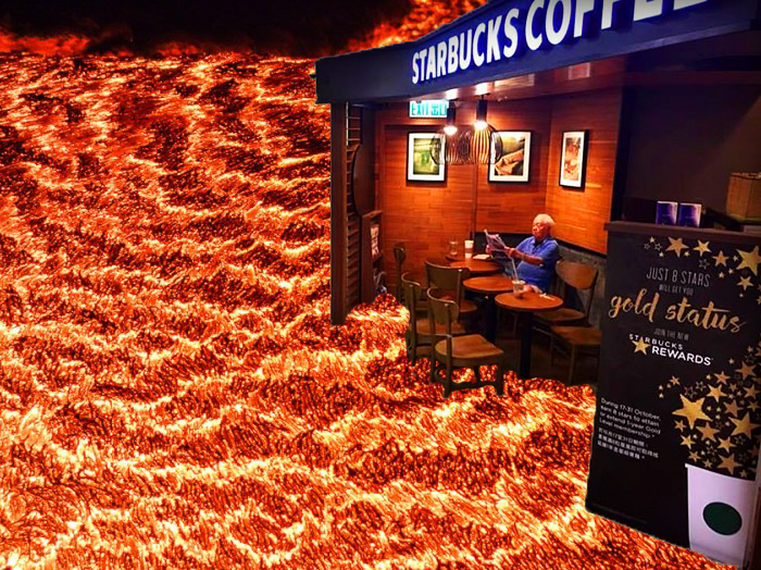 This Starbucks Is Fire!!