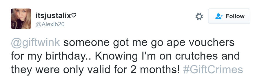 10+ Funniest Gift Crimes Tweets