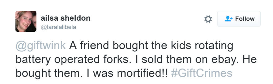 10+ Funniest Gift Crimes Tweets