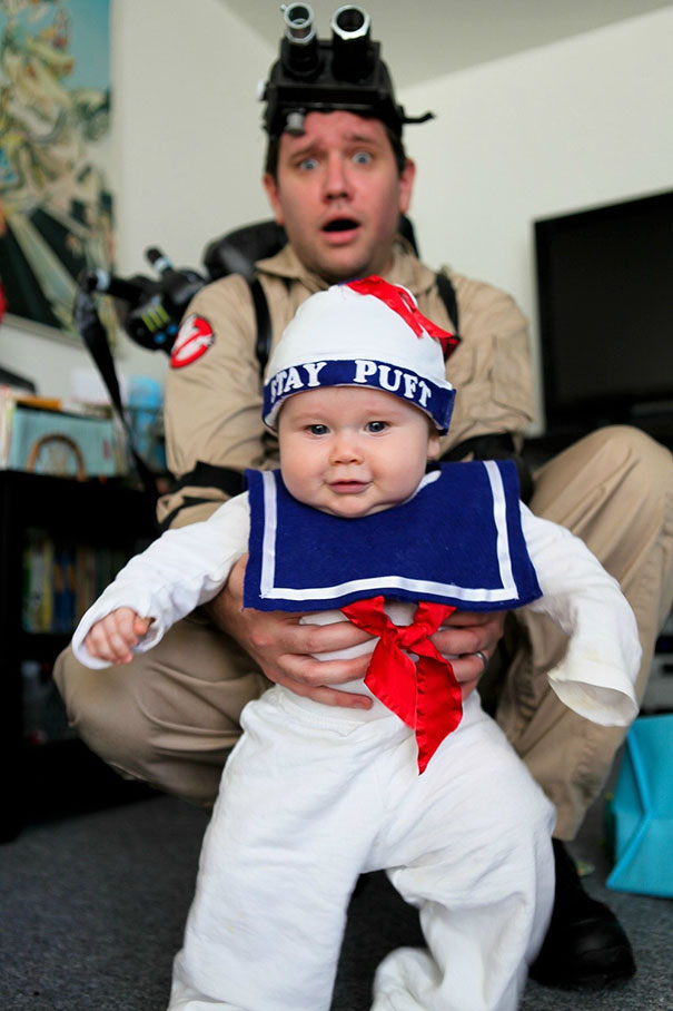 Ghostbusters Dad And Son Costume
