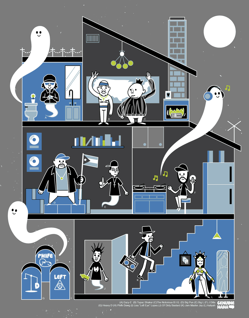 Celebrate Halloween With Late Hip Hop Artists