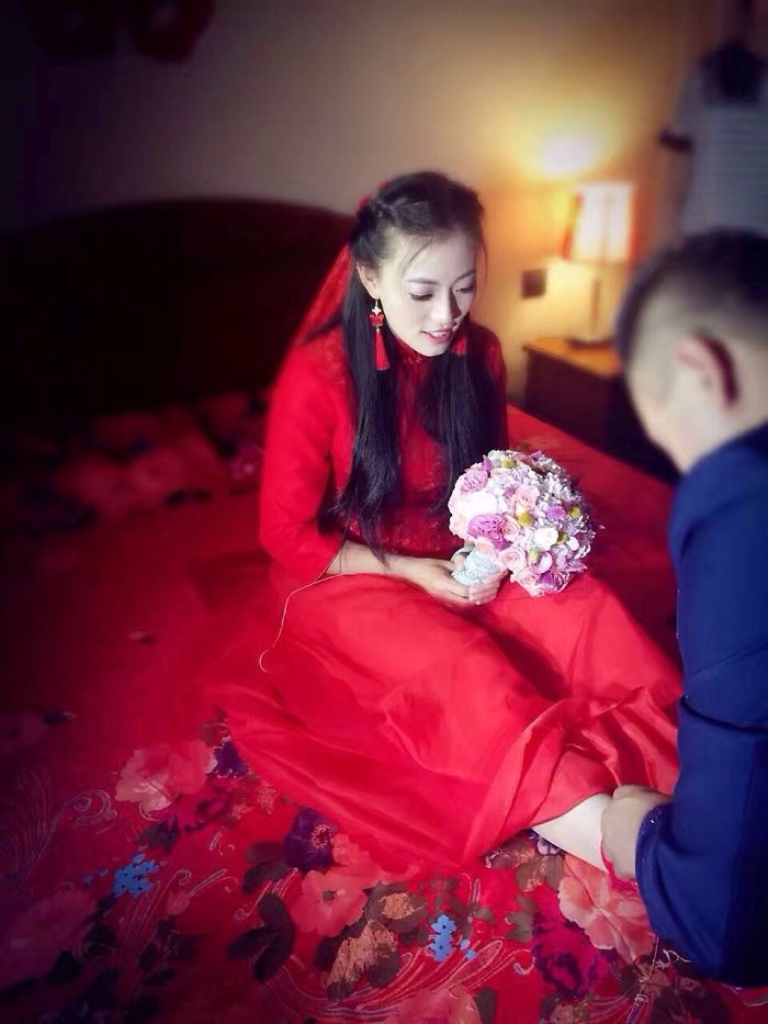 She Is The Bride, A Beautiful Girl.