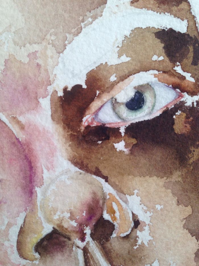 My First Watercolor Portrait