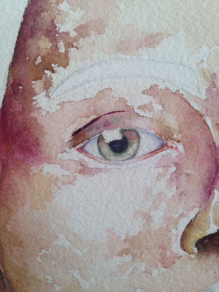 My First Watercolor Portrait