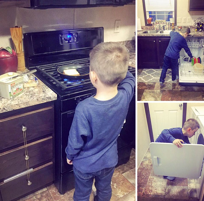 Mom Teaches Her Son That Chores Aren't 'Just For Women', Gets Criticized Online