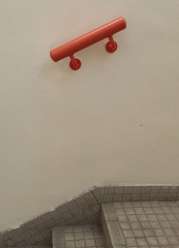 Picture of orange small handrail