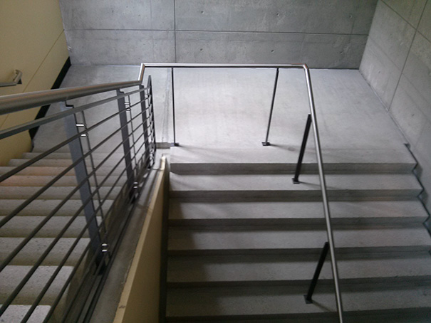 Blocked staircase