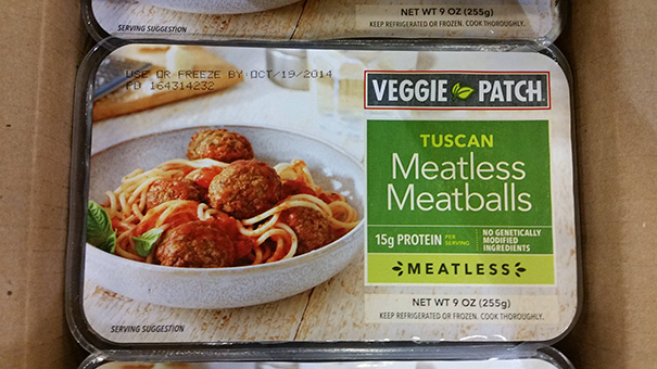 Picture of meatless meatballs food