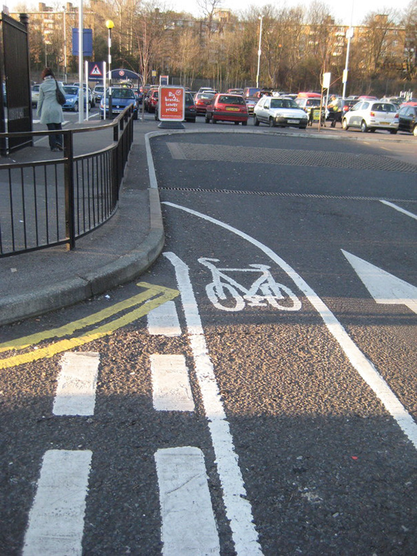 This Perfect Cycle Lane