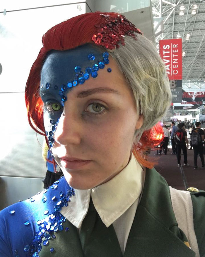 This Mystique Costume At Comic Con Completely "Blue" Everyone Away