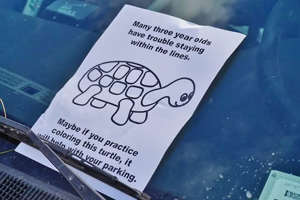 Passive-aggressive Parking Notes