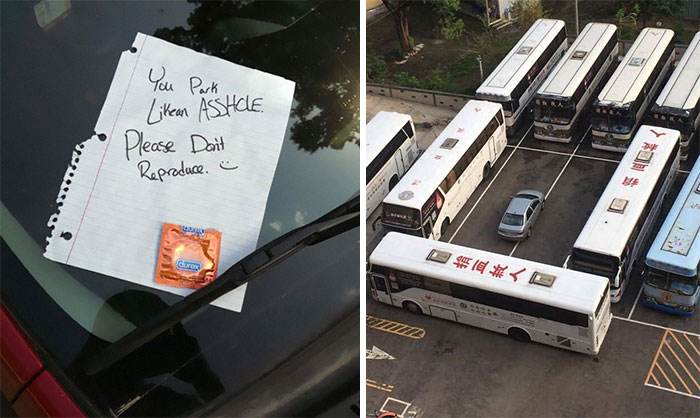 37 Of The Best Notes Left For Asshole Drivers Who Don’t Know How To Park