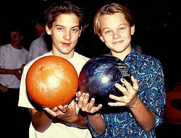 Tobey Maguire And Leonardo Dicaprio Met At An Audition At A Young Age. Best Buddies Since The 90's