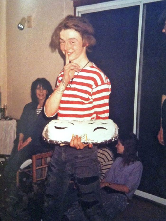 Simon Pegg At Age 18