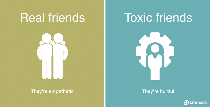 Real Friends Vs Toxic Friends