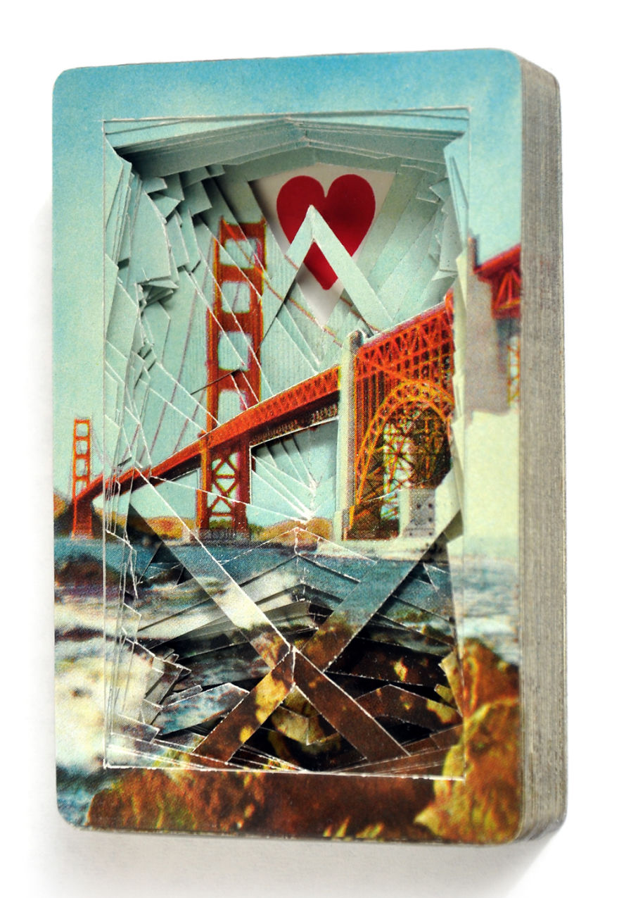 Lonely Hearts Altered Playing Card Decks… Cut Straight Through To The Heart