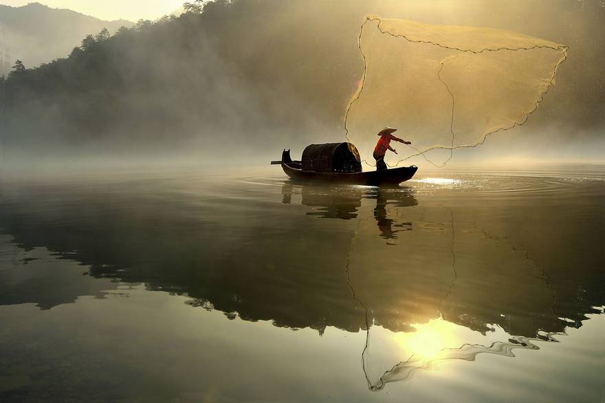  Morning Catch (Remarkable Award In Open Color Category)