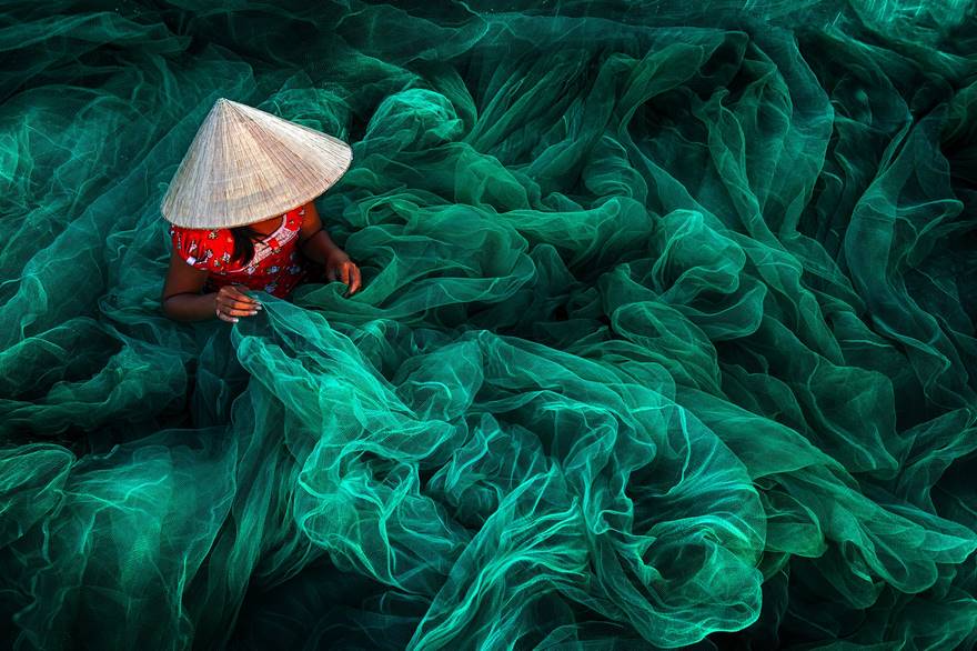 Phan Rang Fishing Net Making, Vietnam (1st Place In Open Color Category)