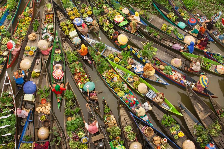 Floating Market, Malaysia (3rd Place In Travel Category)