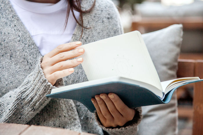 Paper Notebook Connected To Digital Calendars