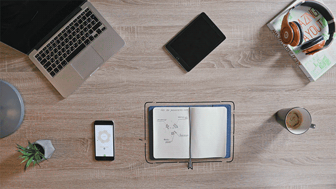 Paper Notebook Connected To Digital Calendars