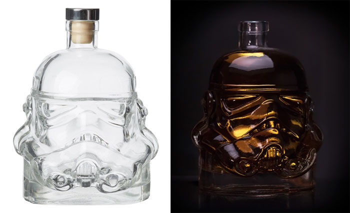 Storm Trooper Whiskey Decanter Based On The Original Helmet Molds Created In 1976