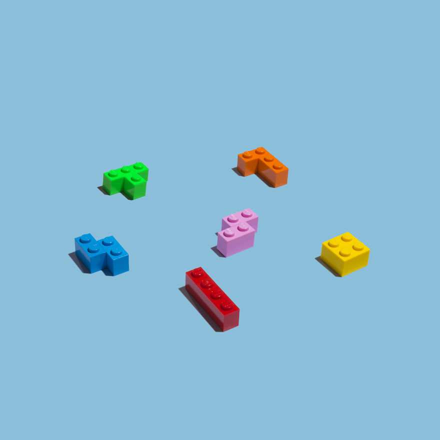 Minimal Lego: I Create Unexpected Funny Settings Using Lego Bricks