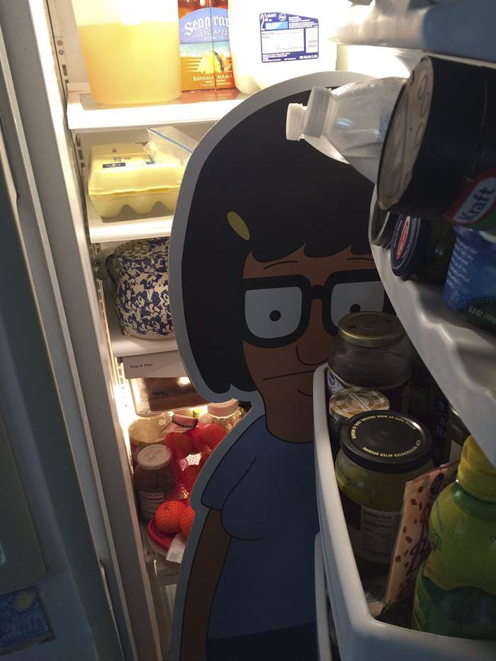These Siblings Won't Stop Pranking Each Other By Hiding Tina Belcher Cutout Around The House